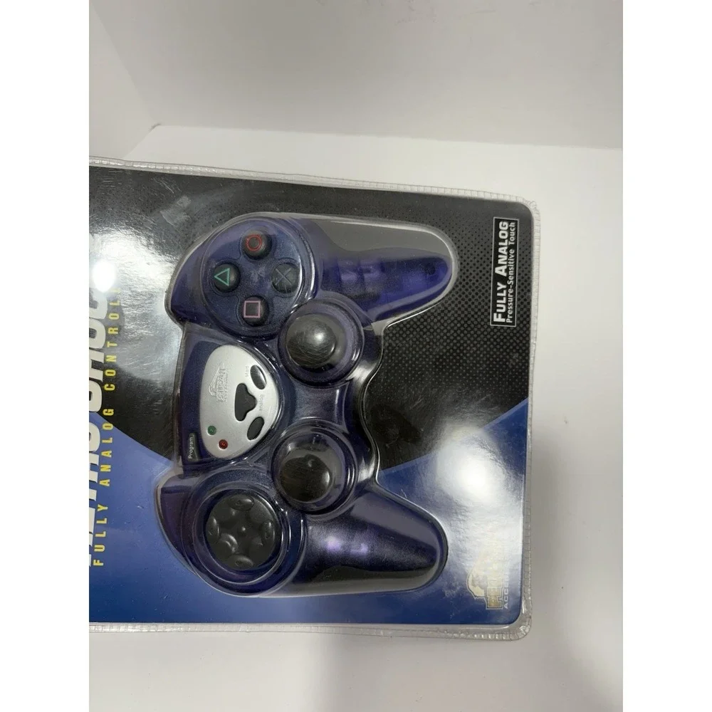 Pelican Retro Shock 2 Playstation 2 PS2‎ Purple Controller GameStop Brand New